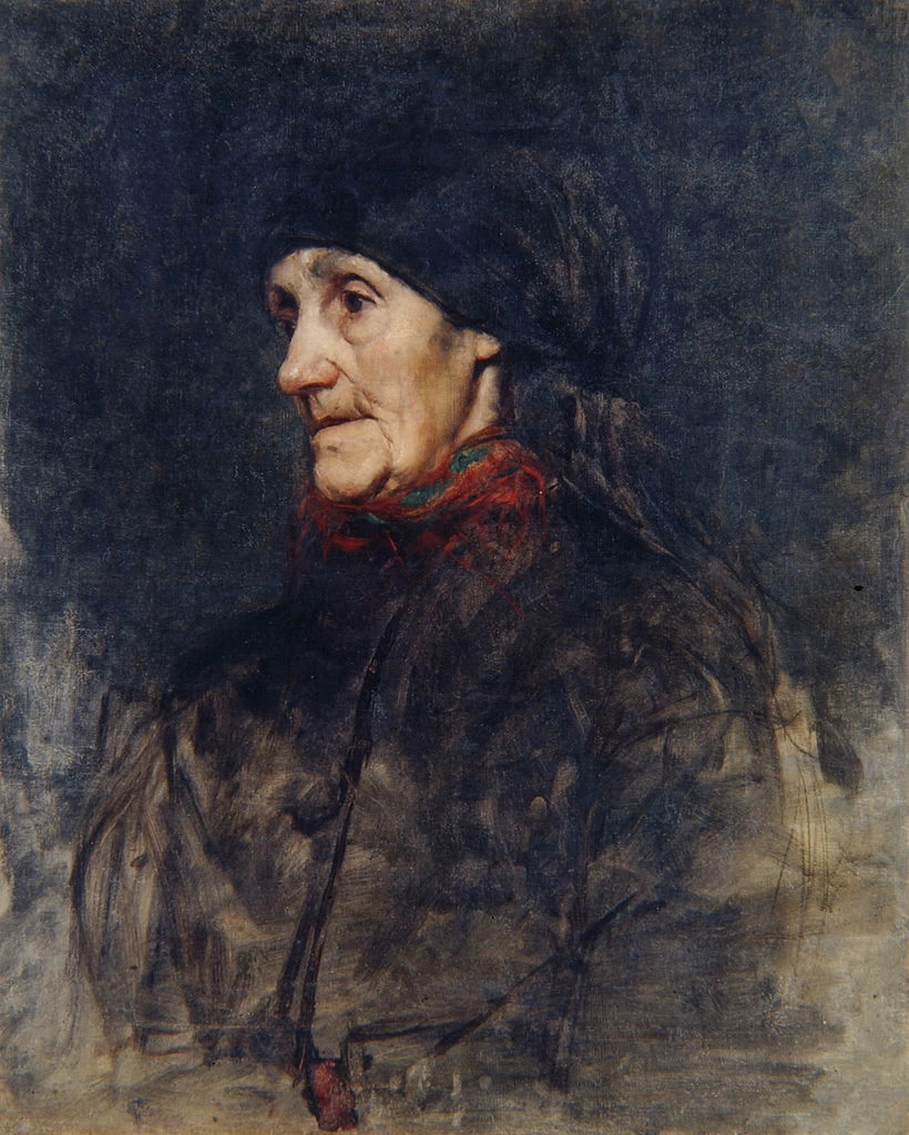 Ritratto di vecchia - Narodna galerija Slovenije, Lubiana
